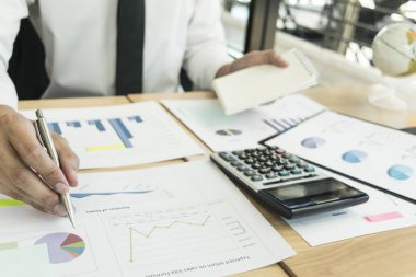 The financial accountant of the company is checking the company'