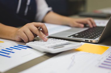 Muhasebeci yeni investo mali hesaplarını kontrol etti