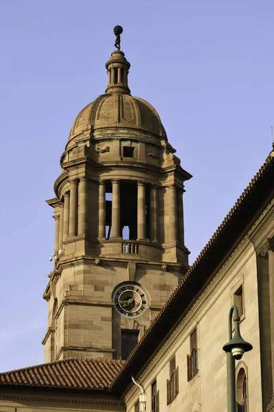 Union Buildings East Clock Tower Sud Africa — Foto Stock