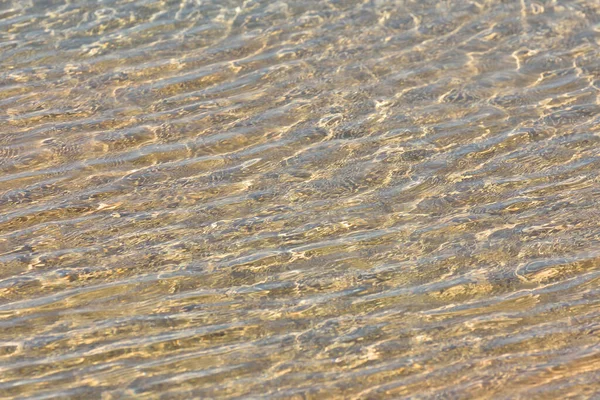 Beach Sea Water Surface Texturované Vlnky Mossel Bay Jihoafrická Republika — Stock fotografie