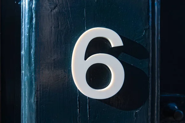 House Number Six — Stock Photo, Image