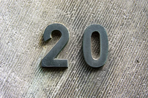 House Number Twenty — Stock Photo, Image