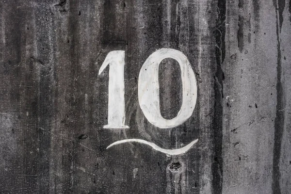 Número 10 — Fotografia de Stock