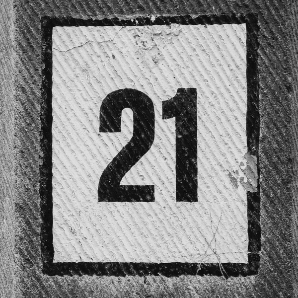 Número 21 — Foto de Stock