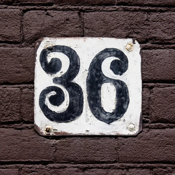 Numer 36 — Zdjęcie stockowe