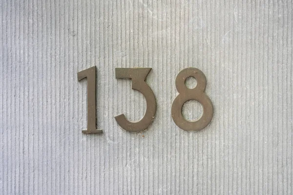 Número 138 — Fotografia de Stock