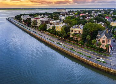 Charleston, Sc dron görünümü