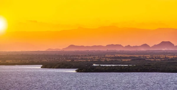 Sunset Ocean Caribbean — Stock Photo, Image