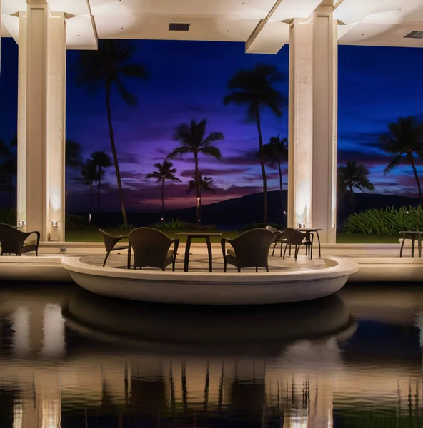 Havaijin Raportti Auringonlaskun Jälkeen — kuvapankkivalokuva