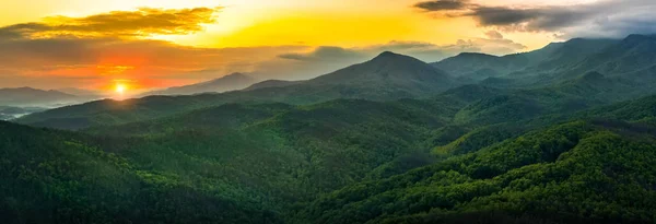 Смокі Гори Національного Парку Захід Сонця — стокове фото