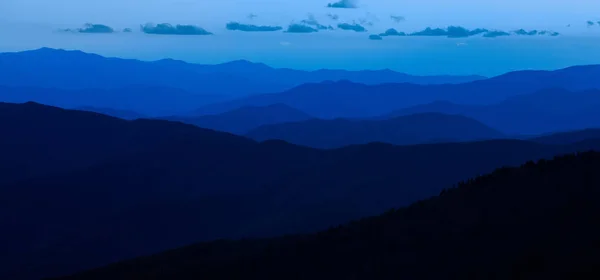 Εθνικό Πάρκο Βουνών Smokey Μπλε — Φωτογραφία Αρχείου