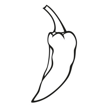 stilize vektör görüntü bir sebze