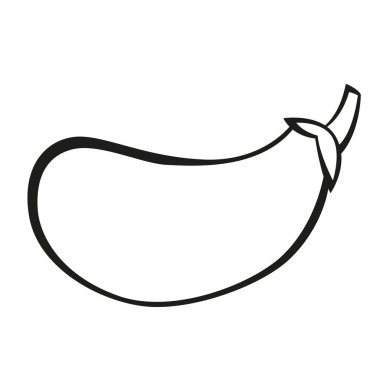 stilize vektör görüntü bir sebze