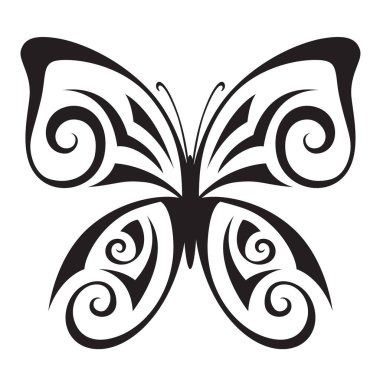 vektör görüntü stilize kelebek