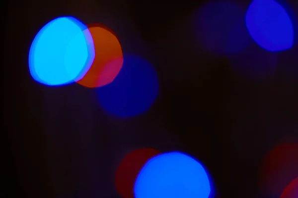 bokeh daireler kırmızı mavi 