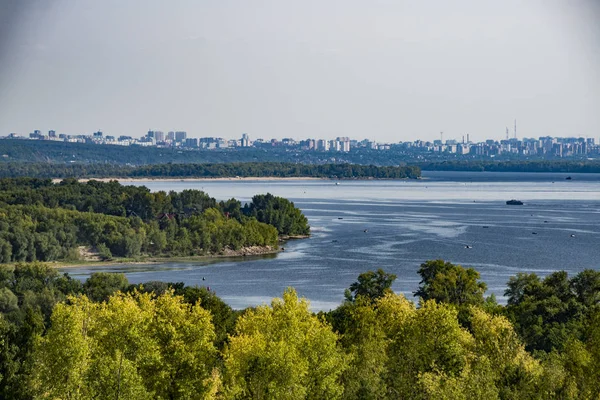 Прогулянка Sokolii Гір Селище Волжський Самарська Область — стокове фото