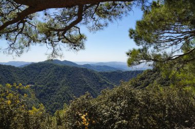 Troodos dağ silsilesi. 1140 metre deniz seviyesinden. Türkiye Cumhuriyeti, Kıbrıs adasında...