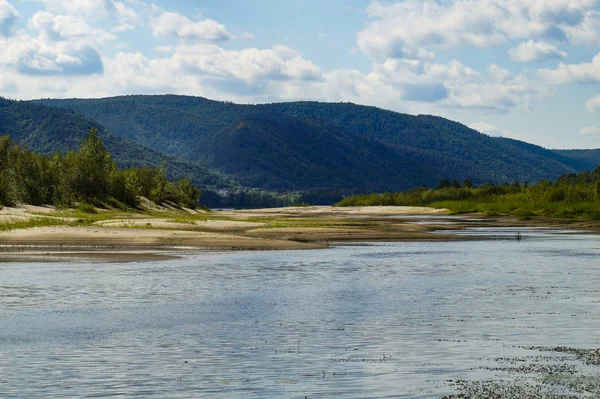 Paseo Por Río Volga Ciudad Costera Región Samara — Foto de Stock