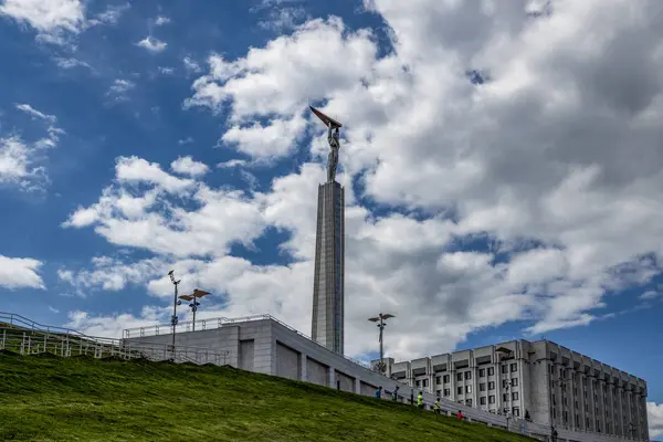 Russie Samara Promenade Dans Les Rues Ville — Photo