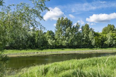 nehir Kıyısında ülke dinlenme