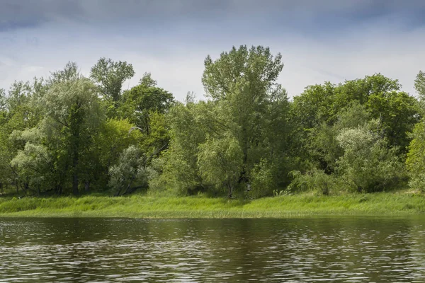 Sıcak bir yaz gününde nehirde rafting.
