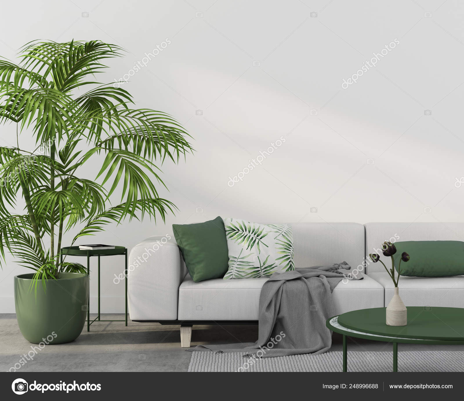 White sofa cheap with pillows