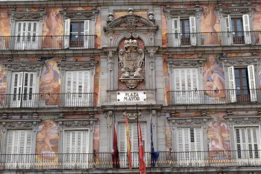 Madrid'de Plaza Mayor Cephesi