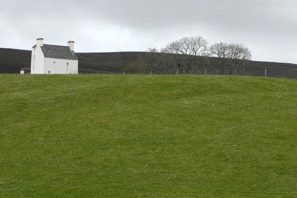 Fristående Hus Skotska Höglandet — Stockfoto