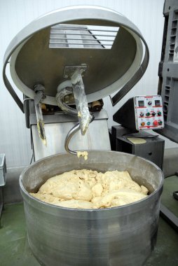 Pizza hamuru hazırlamak için endüstriyel yoğurucu