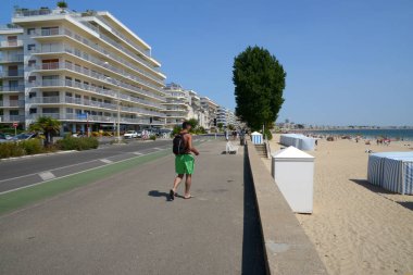 Yazın La Baule Limanı Loire Atlantique 'de