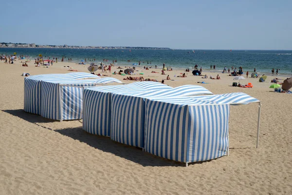 Tiendas Playa Baule Verano — Foto de Stock