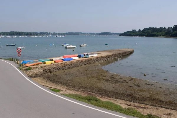 Ile Aux Moines Harbor Dike — Stock Photo, Image