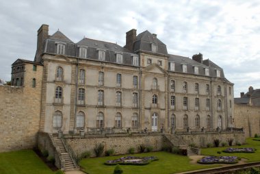 Vannes, Brittany 'deki Hermine kalesi. 