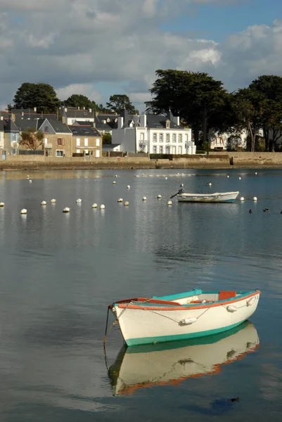 Båtar Larmor Baden Morbihan Bretagne — Stockfoto