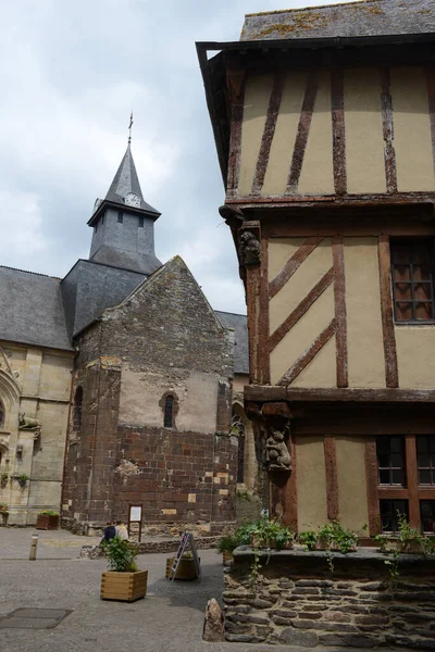 Saint Gilles Templom Malestroit Bretagne Ban — Stock Fotó