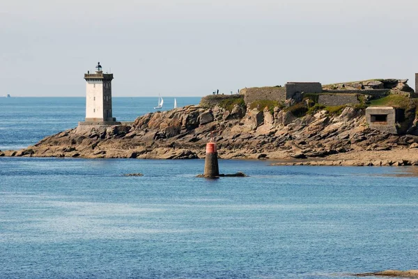 Phare Kermorvan Conquet Finistere — Photo