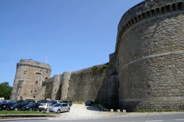 Schloss Dinan Den Cotes Armor Der Bretagne — Stockfoto