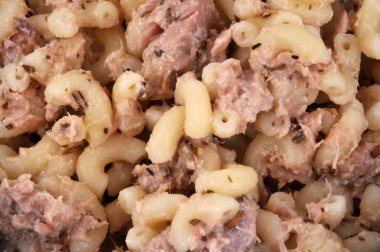 Ton balıklı makarna. 