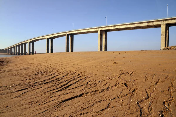 Ponte Che Collega Terraferma All Isola Noirmoutier — Foto Stock