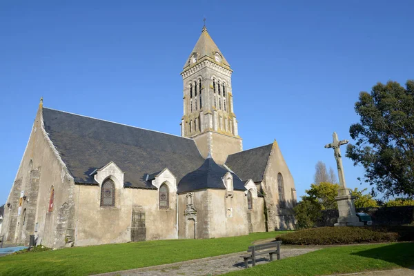 Kerk Van Saint Philbert Noirmoutier — Stockfoto