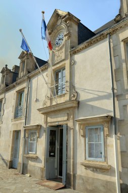 Vendee 'deki Noirmoutier belediye binası 
