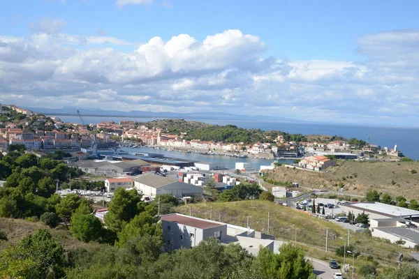 Veduta Generale Port Vendres Nei Pirenei Orientali — Foto Stock