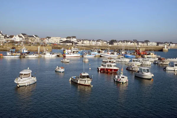 Hafen Von Quiberon Morbihan Der Bretagne — Stockfoto