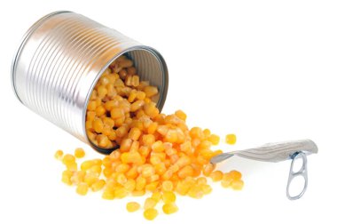 Mısır beyaz arkaplanda kapanabilir 