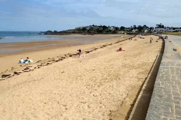 Strand Von Longchamp Saint Lunaire Der Bretagne — Stockfoto