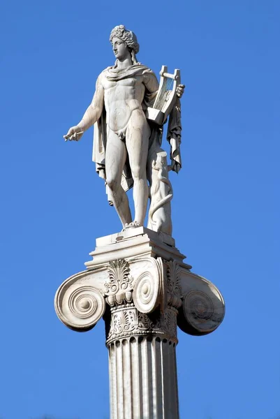 Estatua Apolo Academia Atenas — Foto de Stock
