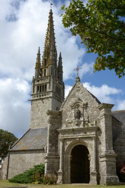 Notre-Dame de la Clarte Kilisesi ve Brittany Finstere, Beuzec-Cap-Sizun 'da Saint-Budoc