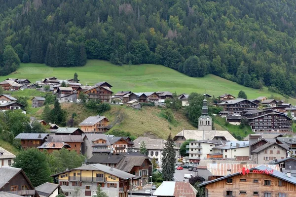 Morzine village in the French Alps