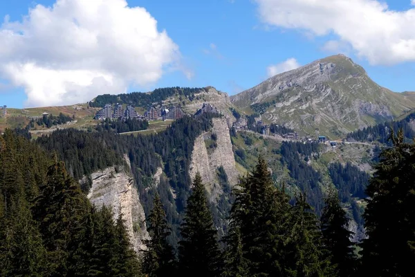 Dorp Avoriaz Franse Alpen — Stockfoto