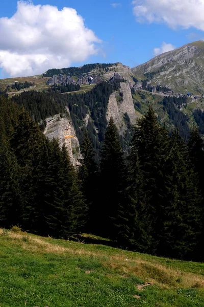 Byn Avoriaz Franska Alperna — Stockfoto